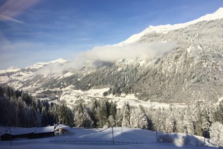 • on tour • Winter kann so schön sein • Wochenende • nach Hause von Davos