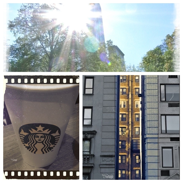 New York City • nice view • Starbucks • Sun