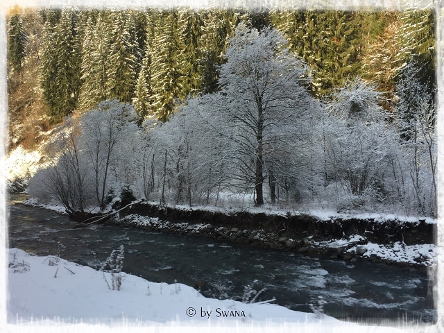 • on tour • Winter kann so schön sein • Wochenende • Winterbach - wohl sehr kalt...