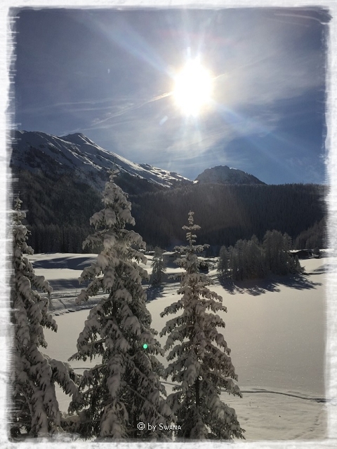 • on tour • Winter kann so schön sein • Wochenende • auf dem Nachhauseweg