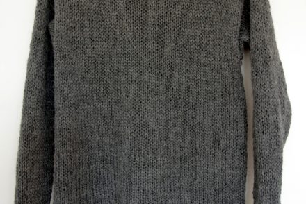 • Wolle & Garn • einfacher Langarmpullover aus Alpakawolle stricken