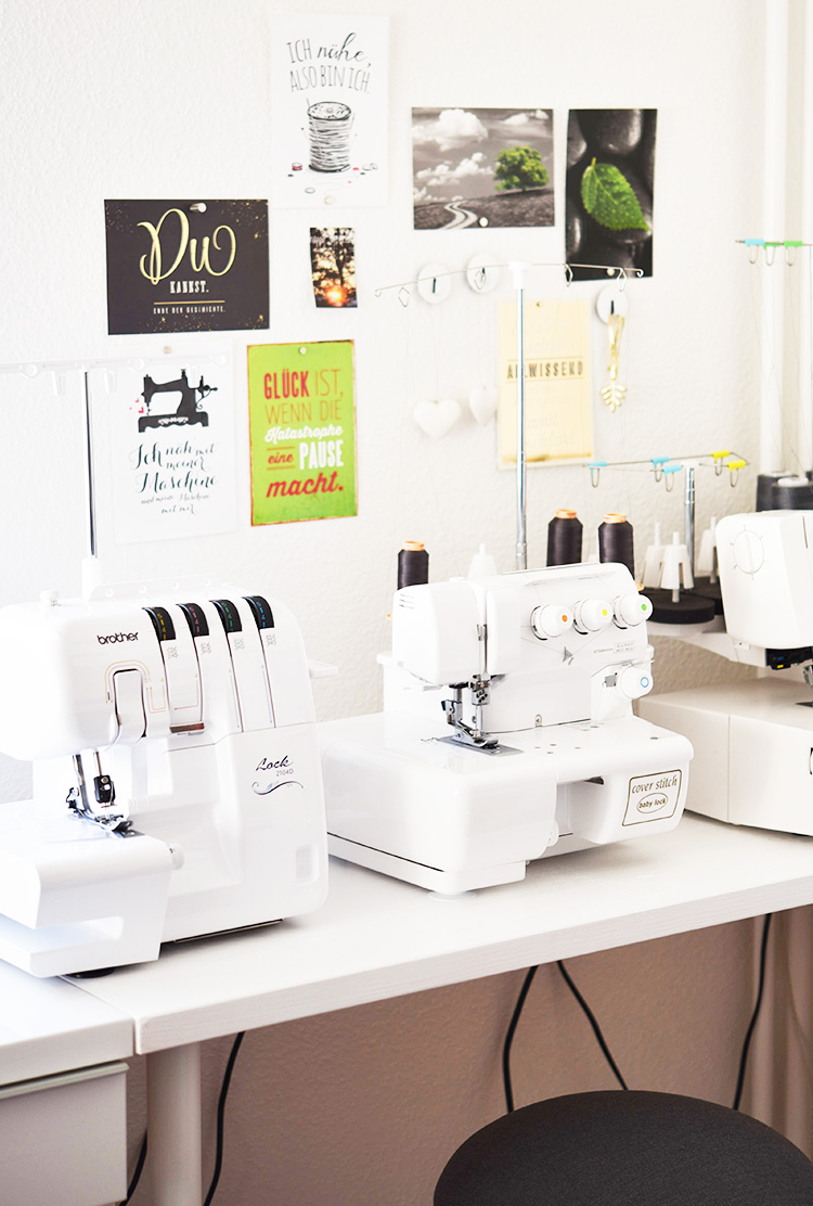• diy • ein neues Nähtischchen für meine neue Overlock • passt genau